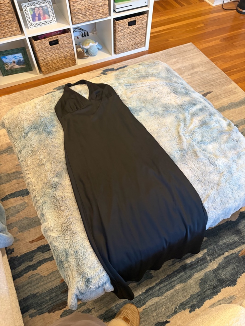 Abercrombie & Fitch Black Halter Maxi Dress